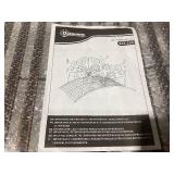 Outsunny 4 Metal Arch Backyard Garden Bridge with Safety Siderails, Delicate Scrollwork, & Easy Assembly, Black Bronze