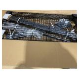 Ktaxon Clothes Rack, Heavy Duty Garment Rack Hanging Clothes Rack with Shelf Clothes Hanging Rods Hook Adjustable Height Steel Black