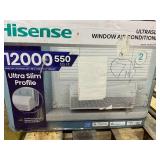 Hisense - 450 Sq. Ft. 12,000 BTU Cooling Window Air Conditioner Inverter - White Model: AHLW1225TW1W Height 14.6 in Width 20.3 in Depth 20.5 in