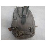 Sunset Sling Bag Leather and Canvas...