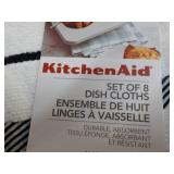 Kitchen Aid set of 8 Dish Cloths...