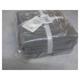 6 pack Grey Hand Towel Set 16 x 26"...