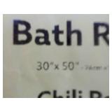 Chili Red 30 x 50" Bath Rug...