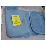 3 piece Basin Blue Rug Set...