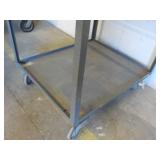 Metal 2 Shelf Cart on Wheels 30 x 4...