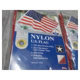 3 Nylon 3 ft x 5 ft US Flags...