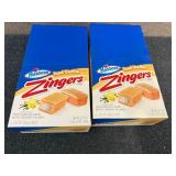 2 Packs Of Hostess Iced Vanilla Zingers