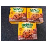 3 Boxes Of Belvita Soft Baked Cookies