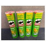 4 Cans Of Party Sized Pringles