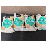 4 Bags Of Sea Salt & Vinegar Chips