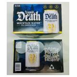 2x 6pk Liquid Death Water- Mountain Water