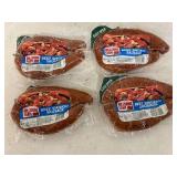 H. 4x 12oz Hillshire Farm Beef Smoked Sausage