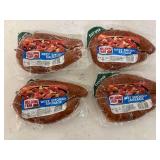 H. 4x 12oz Hillshire Farm Beef Smoked Sausage
