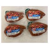 H. 4x 12oz Hillshire Farm Beef Smoked Sausage