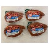 H. 4x 12oz Hillshire Farm Beef Smoked Sausage