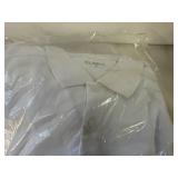 SSS. 2pks of 4 Clique White Polos Size L