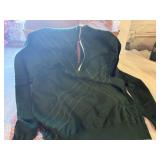 SSS. 4 Mens Medium 1/4 Zip Sweaters(Green), Womens Dress, Womens Blouse and 2 Free People Suits