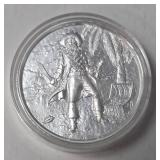 2 Oz .Fine Silver - Pirate Treasure .999 Fine Silver "No Prey-No Pay" - The Captain - Airtite Case
