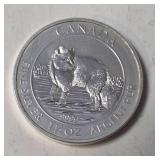 1.5 Oz. Fine Silver - 2014 Canada $8 Arctic Fox - BU