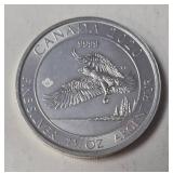 1.5 Oz. Fine Silver - 2020 Canada  $8 Bald Eagle - BU