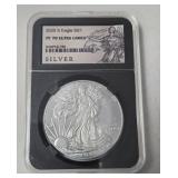 2025 W - Silver American Eagle Dollar - PF 70 Ultra Cameo