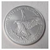 2025 W - Silver  American Eagle Dollar - Proof - BU - COA