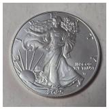 2025 W - Silver American Eagle Dollar- Proof - BU - COA