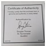 2024 W - Silver American Eagle Dollar with Star - Proof - BU - COA  (The star edition is a special limited release of the Bullion Coin)  500,000 Minted