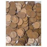 200 (Mixed Date) Wheat Pennies in a bag