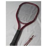 Vintage  Top Seed Racquetball Racquet - Brown Leather Handle
