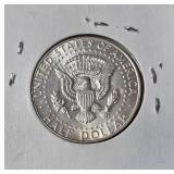 1965 Kennedy Silver Half Dollar- 40% Silver - UNC