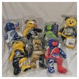 7 NFL Forever Team Beans Beanie Bears