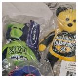 7 NFL Forever Team Beans Beanie Bears