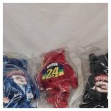 Dale Earnhardt and Jeff Fordon Nascar Beanies(3)