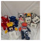 Assortment of 7 Beanie Bears