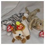 Lot of 3 Beanie Babies-Ty-Various Themes as Pictured