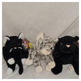Lot of 3 Beanie Babies-Ty-Various Themes as Pictured
