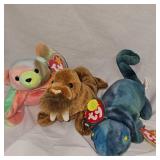 Lot of 3 Beanie Babies-Ty-Various Themes as Pictured