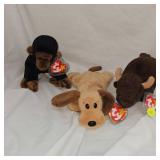 Lot of 3 Beanie Babies-Ty-Various Themes as Pictured