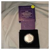 2022 National Purple Heart Hall of Fame UNC 1oz Silver Dollar-US Mint