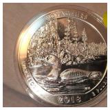 2018 Voyageurs 5 ounce Silver Minnesota Loon Coin