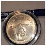 1980 1 onza Mexican Silver Coin