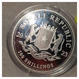 2023 1 Ounce Silver African Leopard
