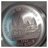 2023 Cambodian 1oz Silver Clouded Leopard