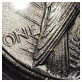 1922 Peace Dollar AU Encaps