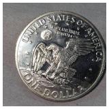 1972 Silver Proof BU Ike Silver Dollar 40%