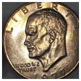 Lot of 6 Ike Dollars in XF Condition