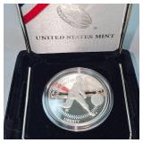 2022 US Mint "The Sould of the Baseball" Proof, 1oz with Privvy Mark