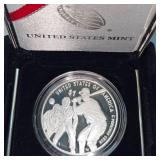 2022 US Mint "The Sould of the Baseball" Proof, 1oz with Privvy Mark