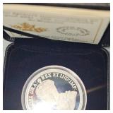 2021 1 oz Silver Proof $1 100th Anniversary Blue Nose